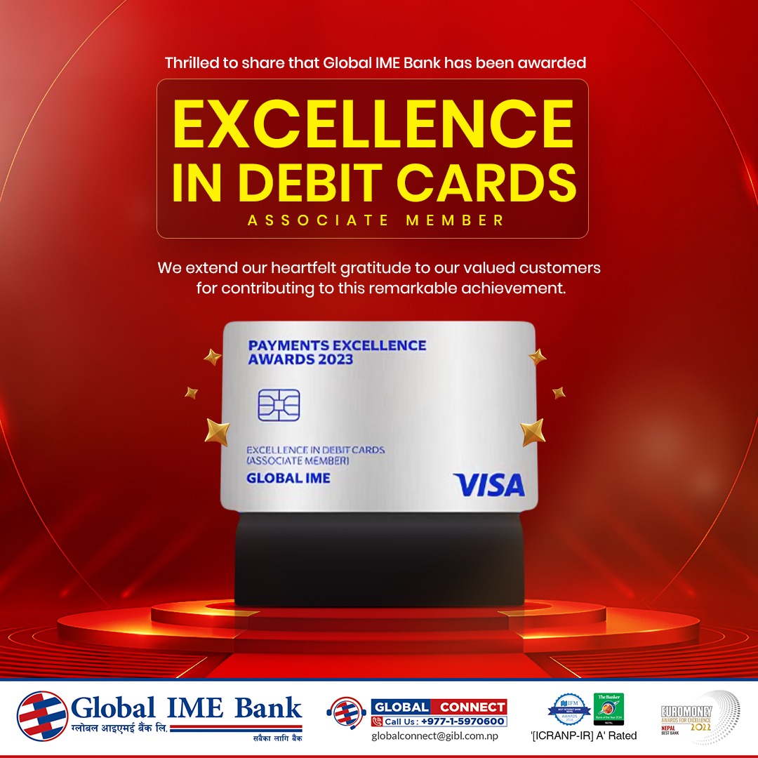 Global IME Bank Bags Payments Excellence Awards