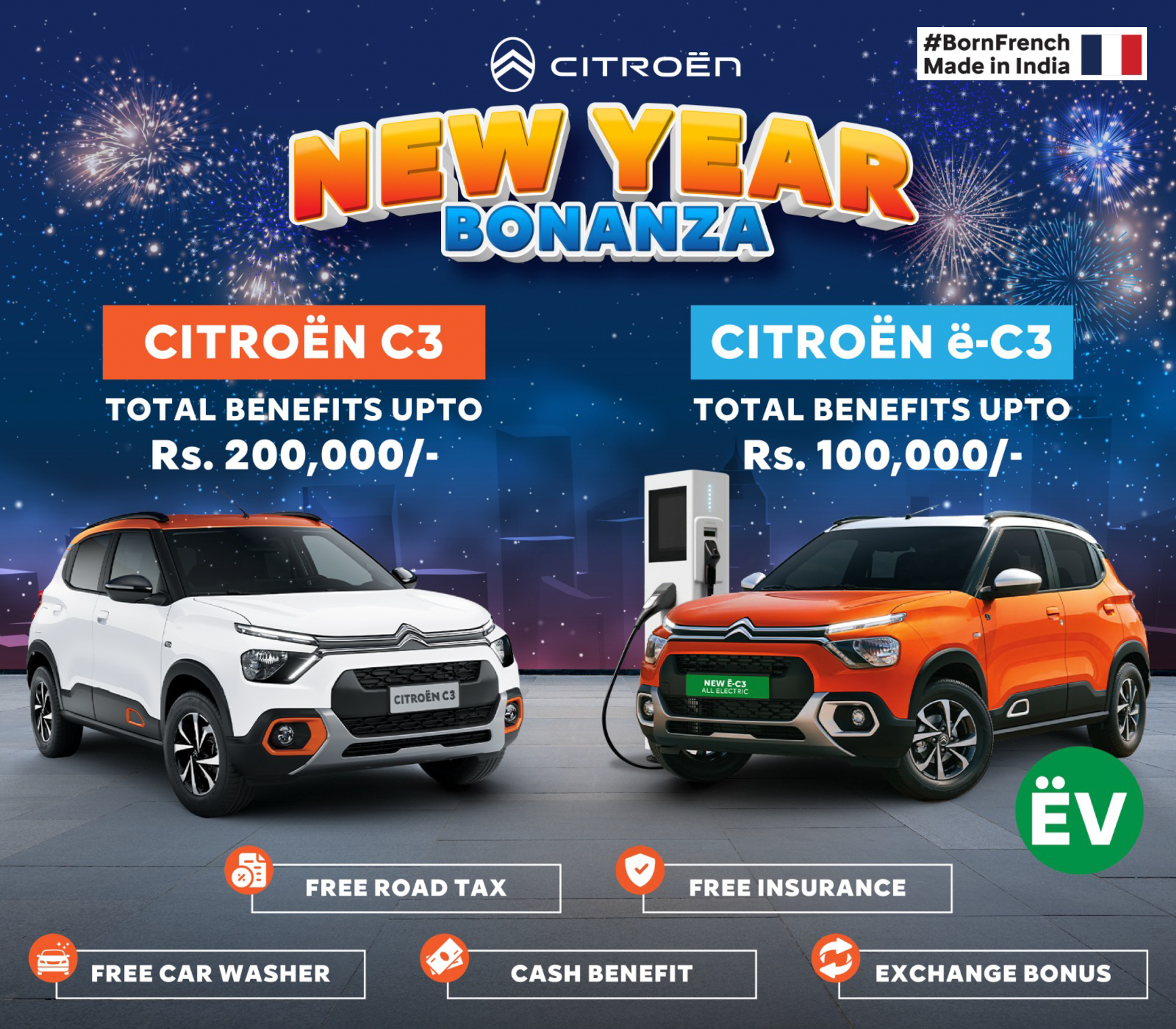 Citroën Wishes Happy New Year 2024 with the 'New Year Bonanza'