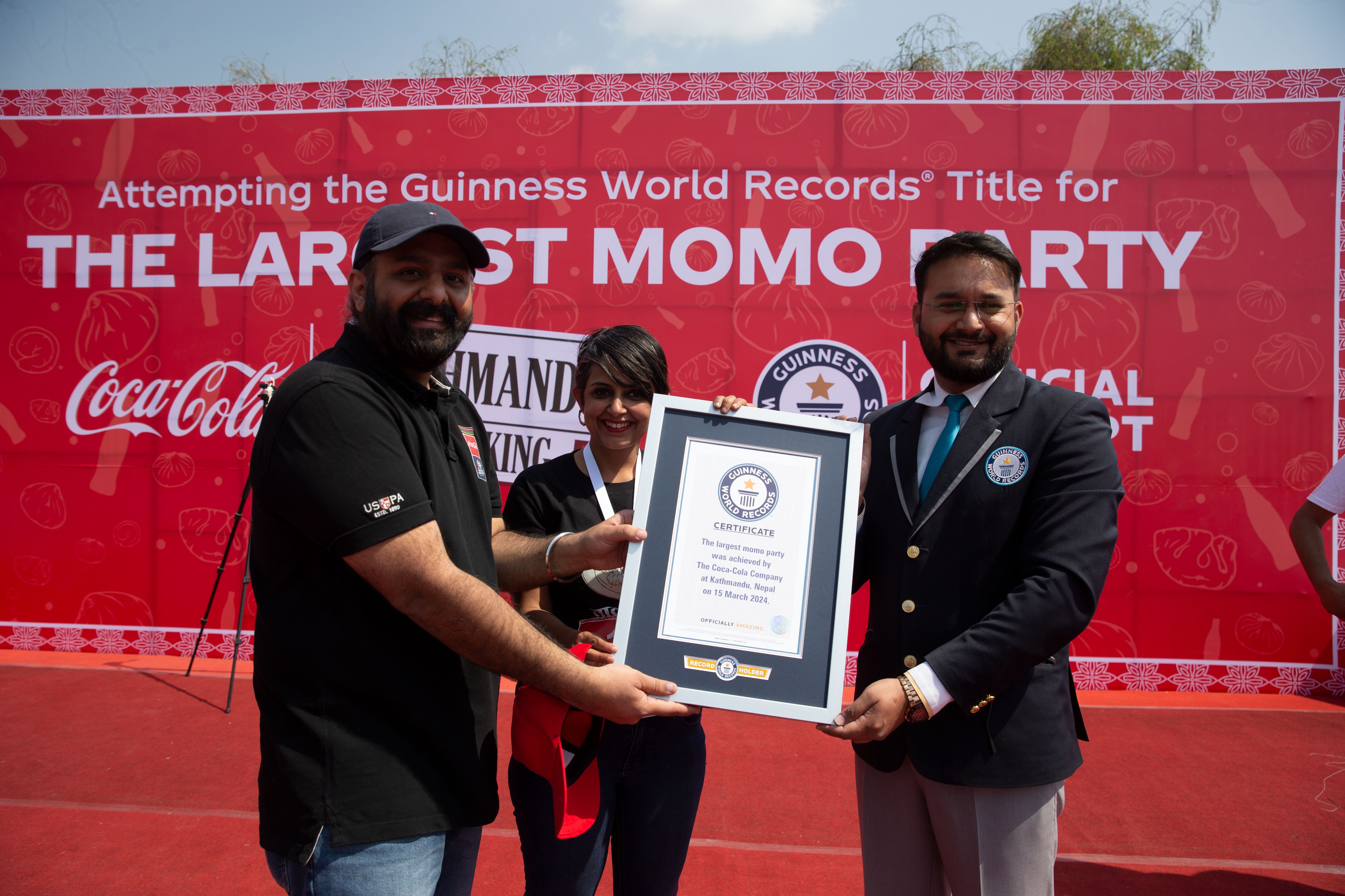 Coca-Cola makes Guinness World Record for 'The Largest Momo Party' in Nepal