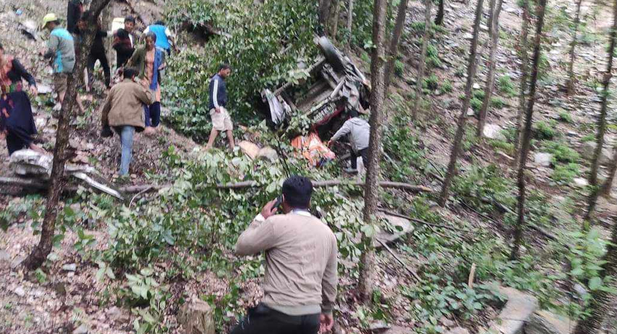 रोल्पा जीप दुर्घटना,७ जनाको मृत्यु ७ जना घाइते