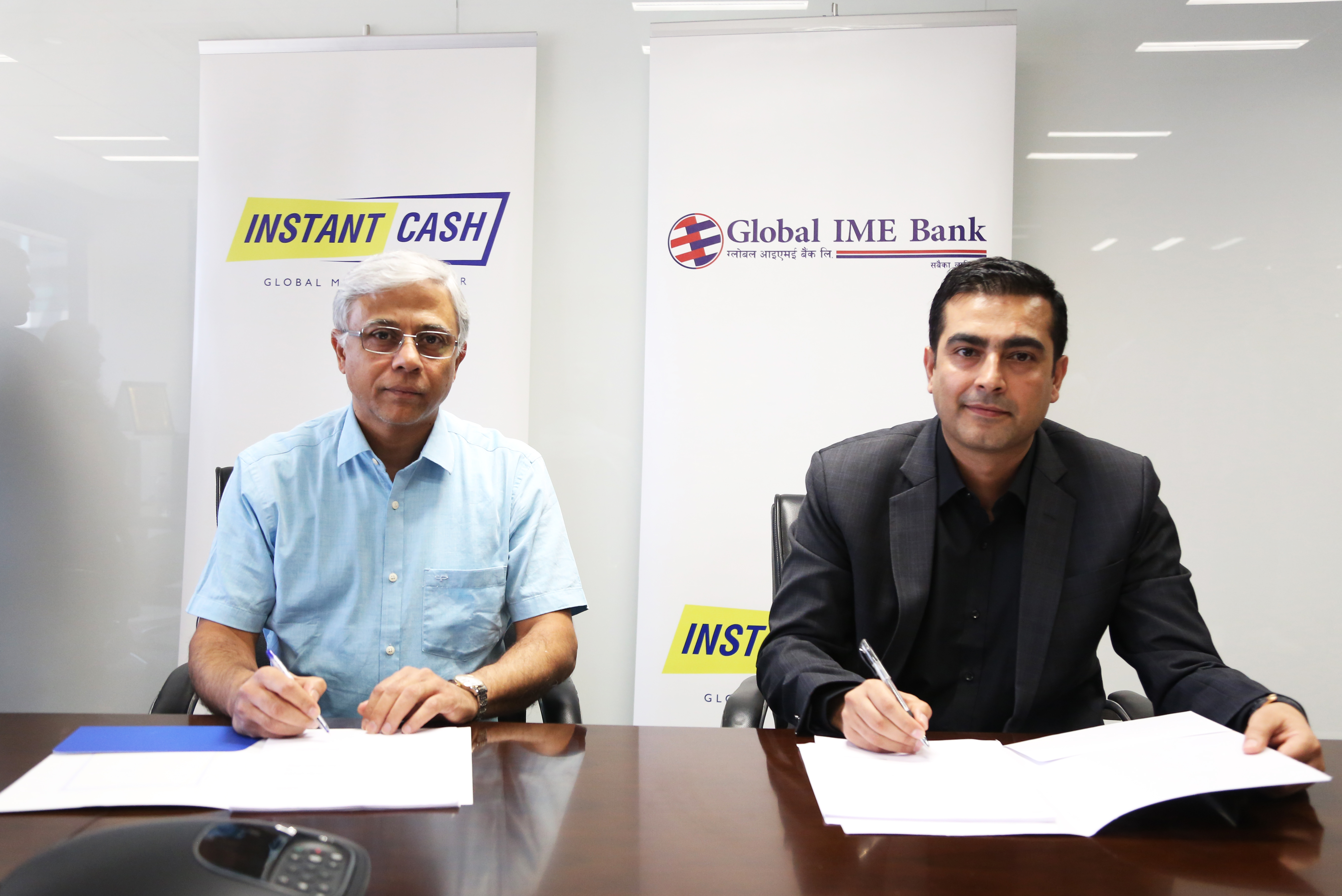 Global IME Bank and Instant Cash sign partnership agreement for easy inward Remittance in Nepal