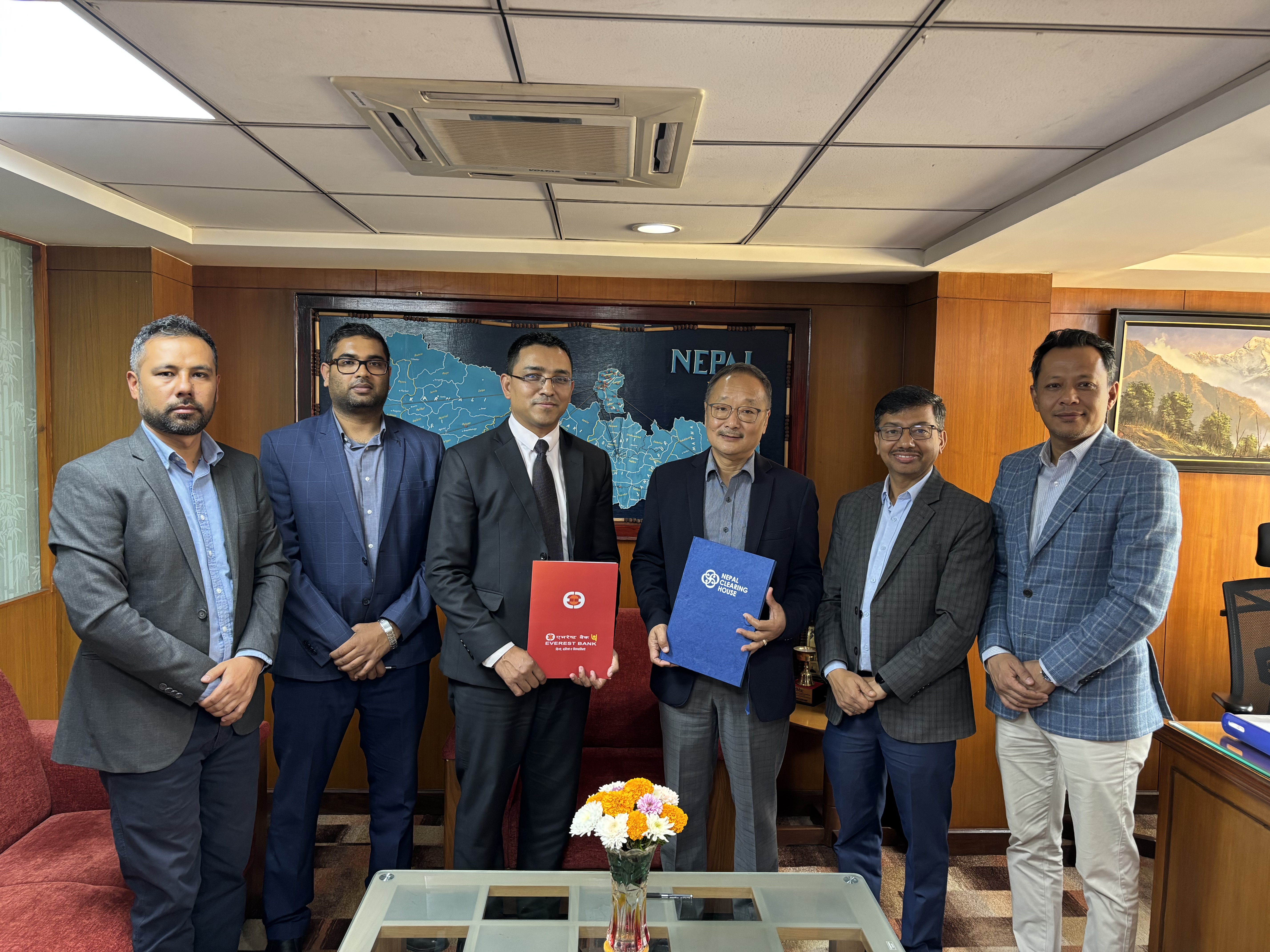 Everest Bank and NCHL signed agreement to enable cross border NEPALPAY QR payments from Alipay+