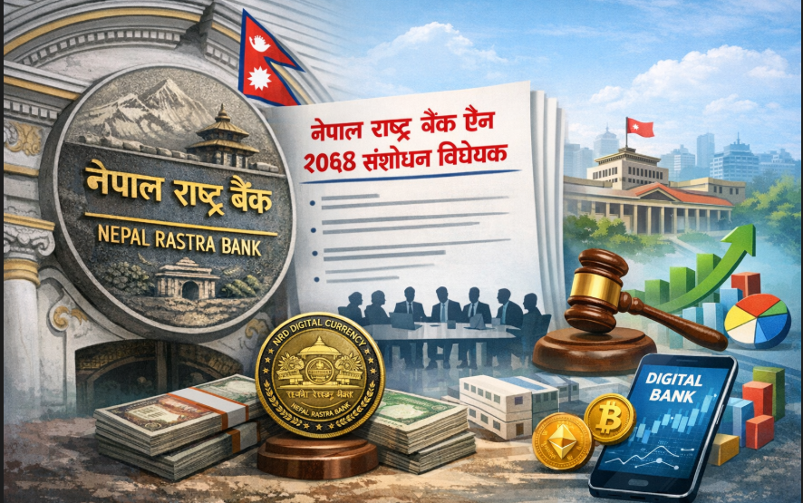 राष्ट्र बैंक ऐन संशोधन प्रस्ताव संसद्मा, सञ्चालक समिति विस्तारदेखि डिजिटल मुद्रासम्मका व्यवस्था समेटिए