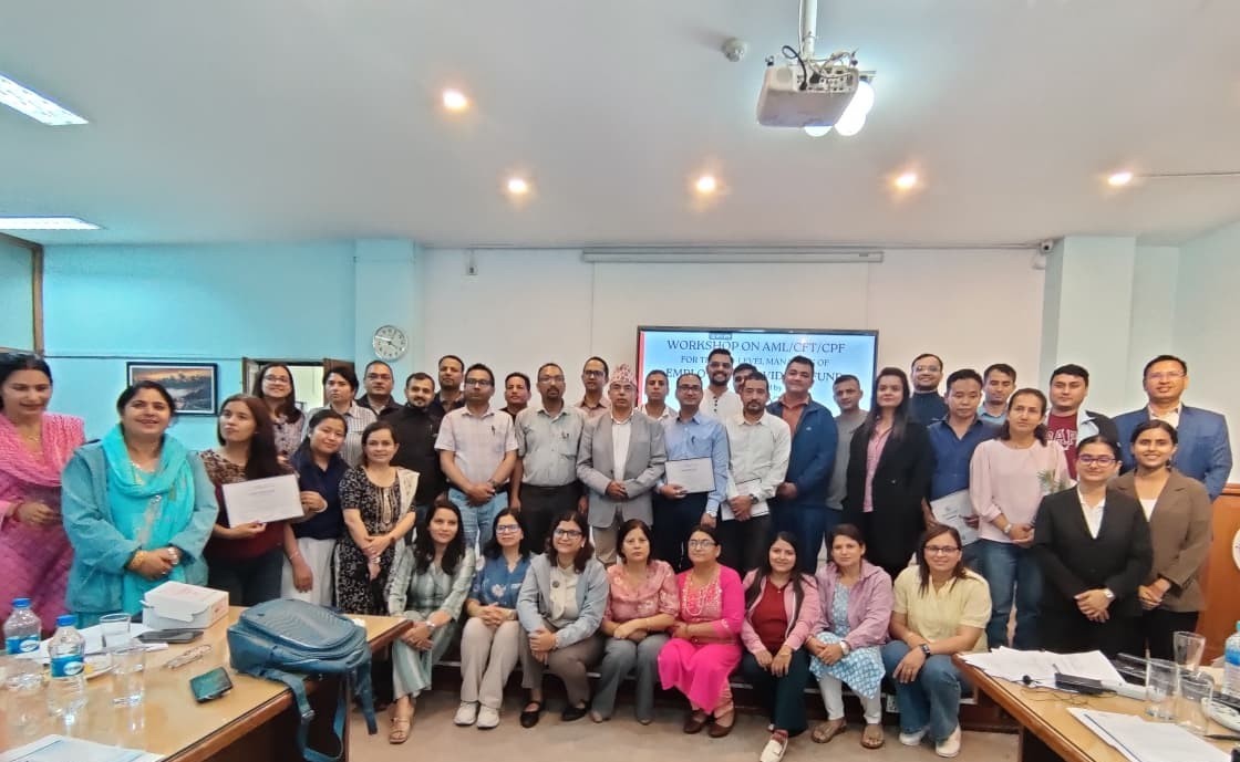 कर्मचारी सञ्चय कोषमा एएमएल/सीएफटी सम्बन्धी क्षमता अभिवृद्धि कार्यक्रम सम्पन्न