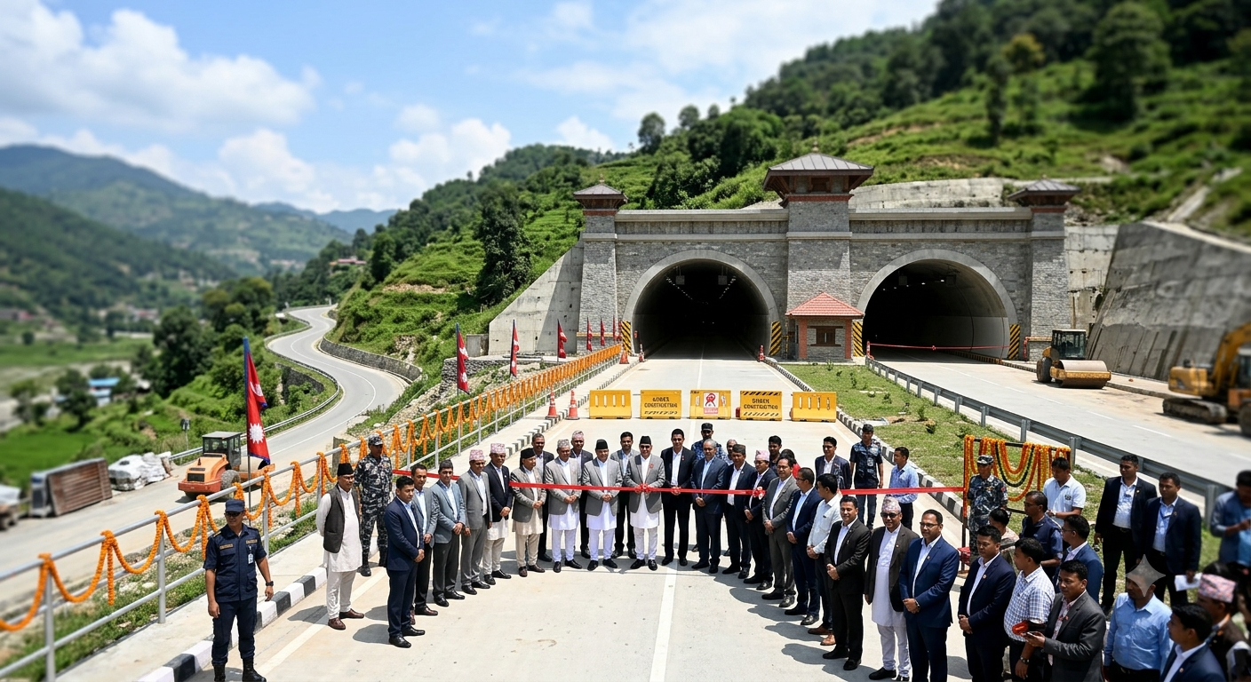 साउन ११ मा नागढुंगा सुरुङमार्ग उद्घाटन, सर्वसाधारणका लागि सञ्चालन साउन अन्तिम साताबाट मात्रै