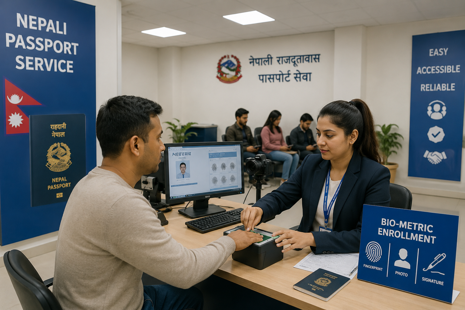 विदेशस्थित नेपालीका लागि राहदानी सेवा विस्तारको तयारी, बायोमेट्रिक संकलन निजी क्षेत्रमार्फत गर्न सकिने